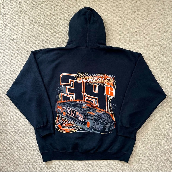 Retro Racing Graphic Hoodie - Picture 1 of 8